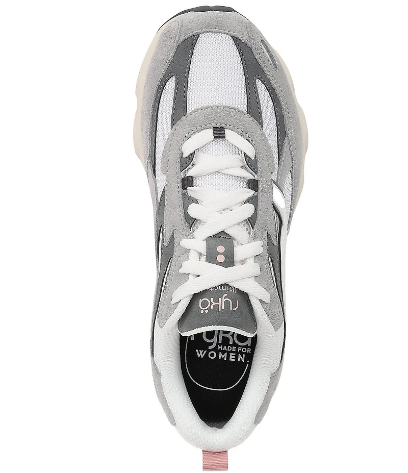 Ryka Women's Ultimate X Mesh Lightweight Lace Up Sneakers