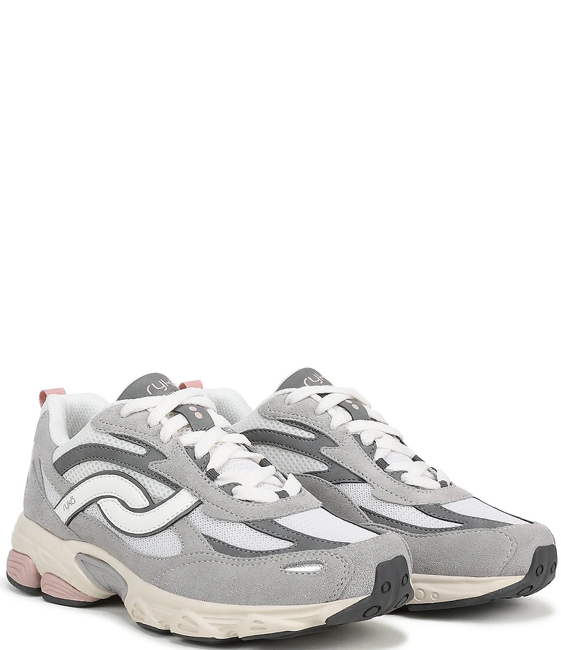 Ryka Women's Ultimate X Mesh Lightweight Lace Up Sneakers