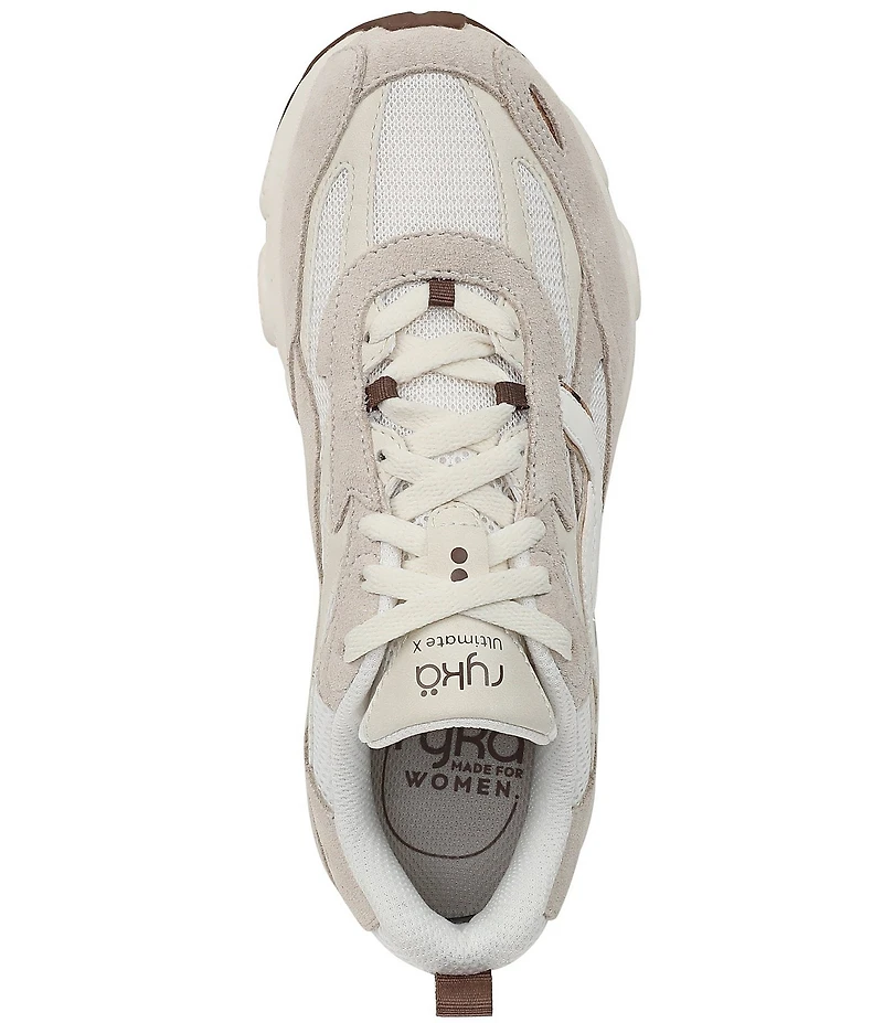 Ryka Women's Ultimate X Mesh Lightweight Lace Up Sneakers