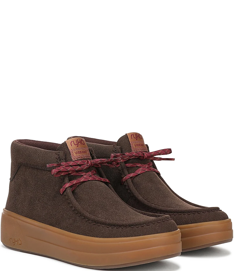 Ryka Women's Vibrant Washable Chukka Platform Ankle Booties