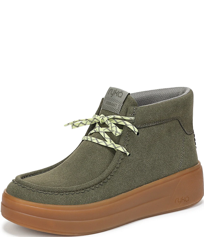 Ryka Women's Vibrant Washable Chukka Platform Ankle Booties