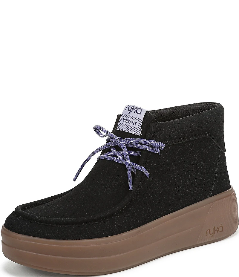 Ryka Women's Vibrant Washable Chukka Platform Ankle Booties