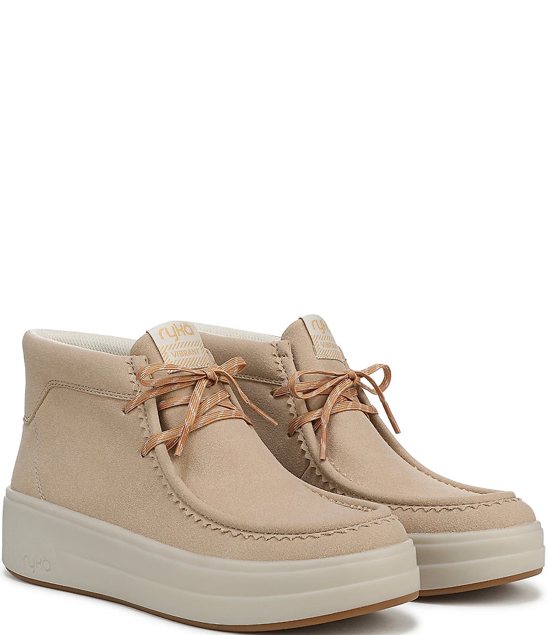 Ryka Women's Vibrant Washable Chukka Platform Ankle Booties