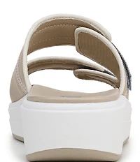 Ryka Women's Viv Banded Platform Slide Sandals