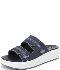 Ryka Women's Viv Banded Platform Slide Sandals