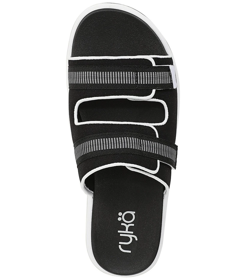 Ryka Women's Viv Banded Platform Slide Sandals