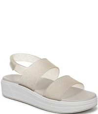 Ryka Women's Viv Glitter Vinyl EVA Slingback Sandals
