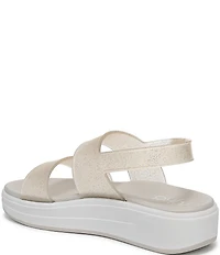 Ryka Women's Viv Glitter Vinyl EVA Slingback Sandals