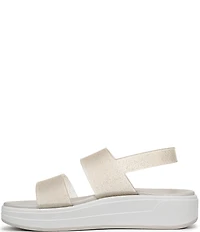 Ryka Women's Viv Glitter Vinyl EVA Slingback Sandals