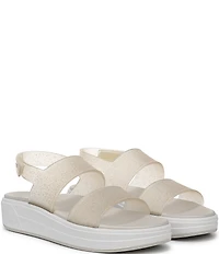 Ryka Women's Viv Glitter Vinyl EVA Slingback Sandals