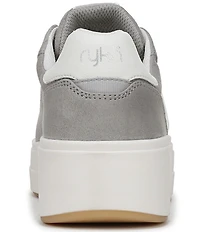 Ryka Women's Viv Max Fabric Lace Up Platform Sneakers