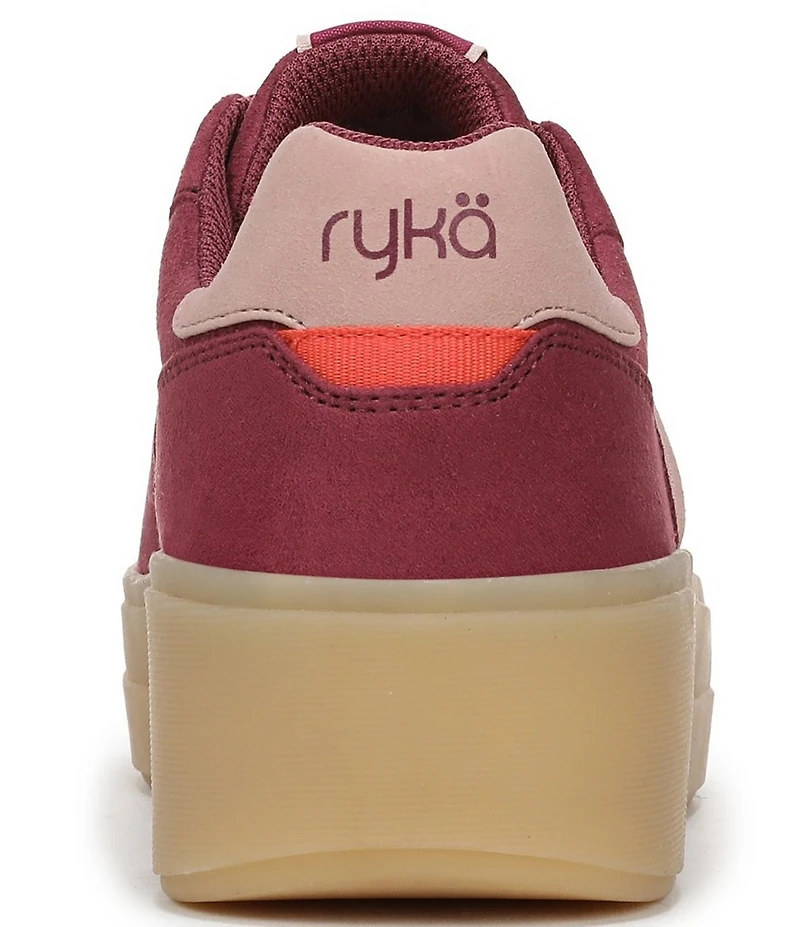 Ryka Women's Viv Max Fabric Lace Up Platform Sneakers
