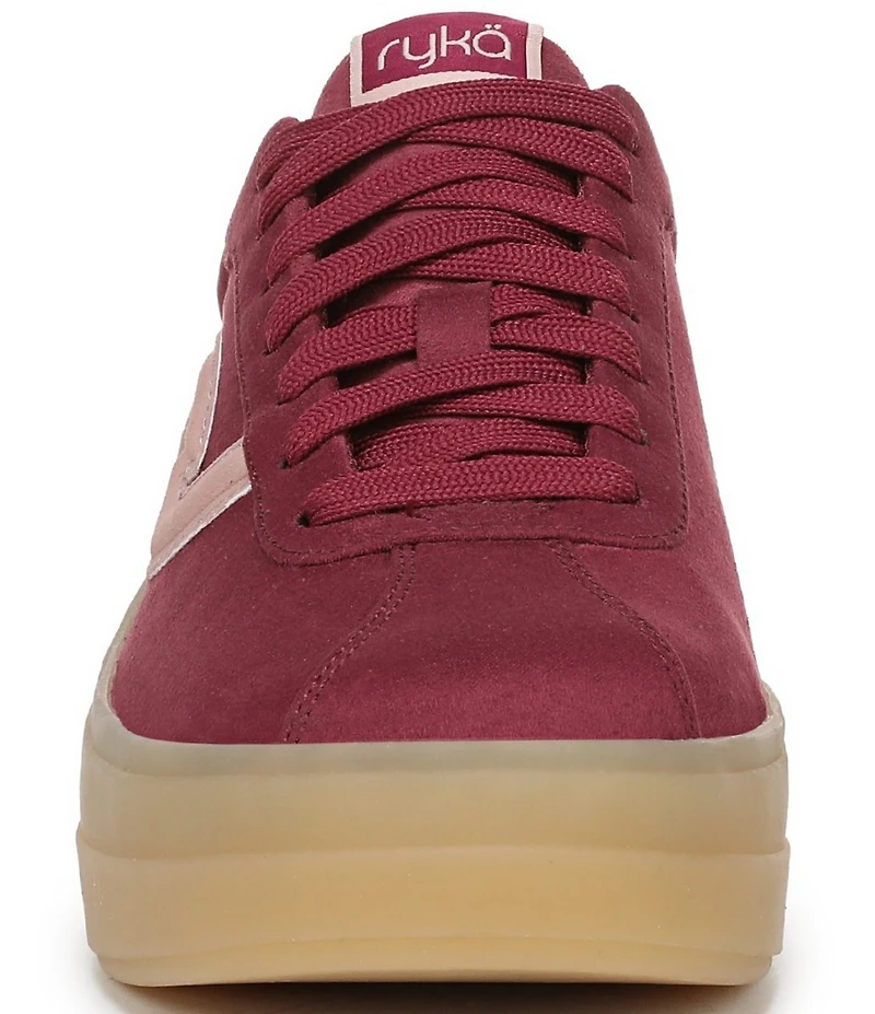 Ryka Women's Viv Max Fabric Lace Up Platform Sneakers