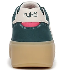 Ryka Women's Viv Max Fabric Lace Up Platform Sneakers