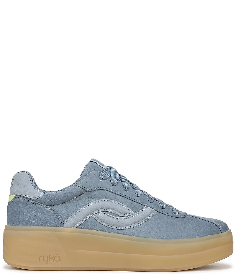 Ryka Women's Viv Max Fabric Lace Up Platform Sneakers