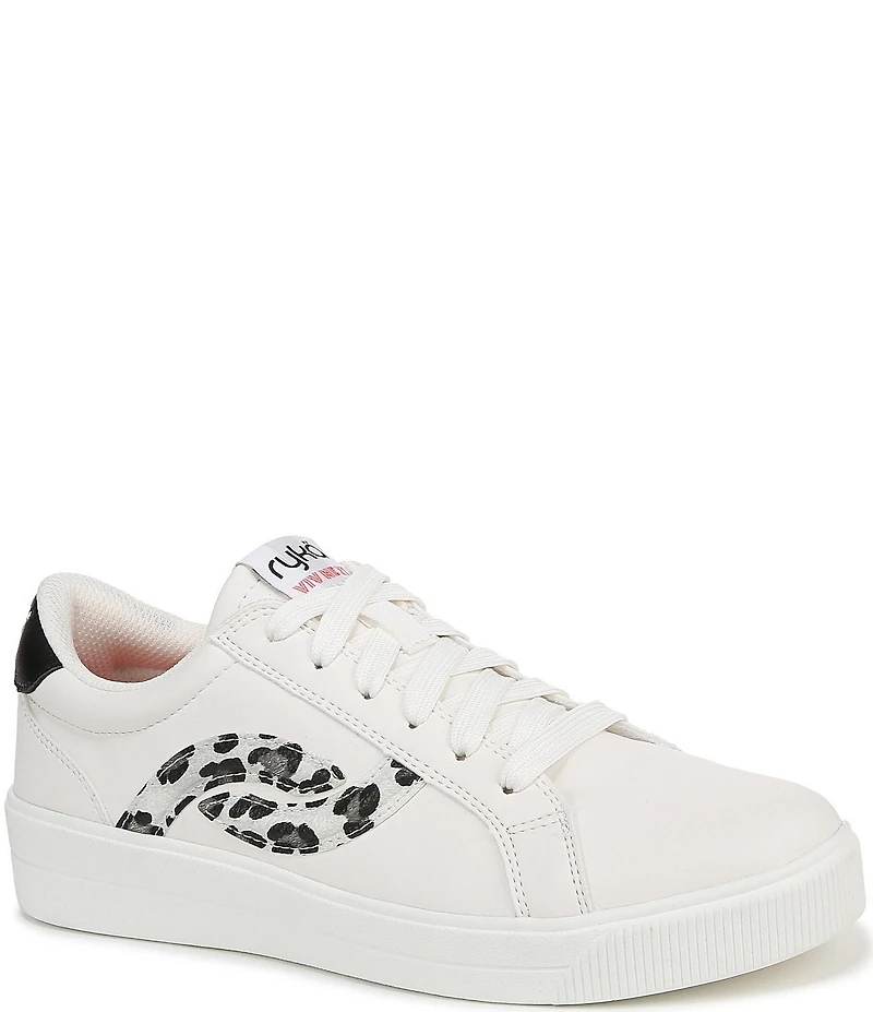Ryka Women's Viv Next Leopard Lace Up Sneakers