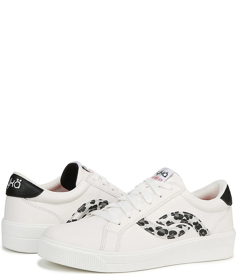 Ryka Women's Viv Next Leopard Lace Up Sneakers