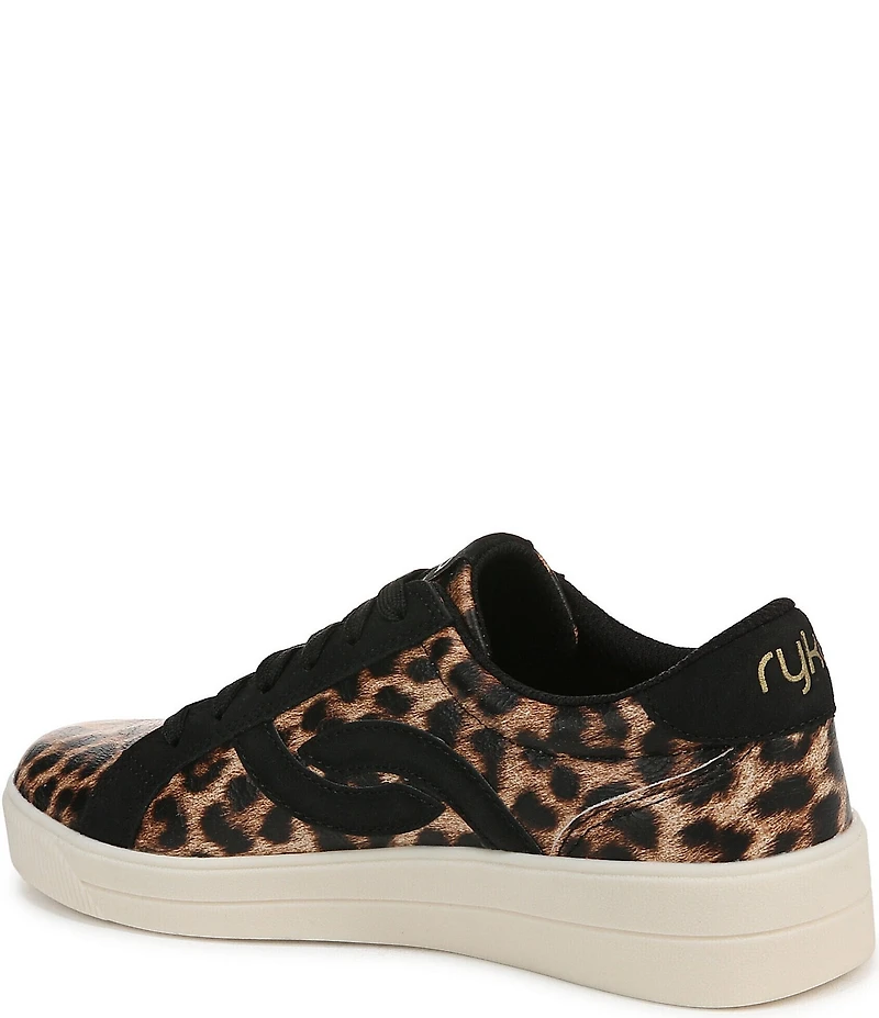 Ryka Women's Viv Next Leopard Print Lace Up Sneakers