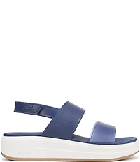 Ryka Women's Viv Vinyl EVA Slingback Sandals