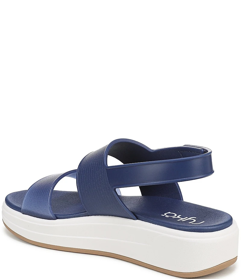 Ryka Women's Viv Vinyl EVA Slingback Sandals