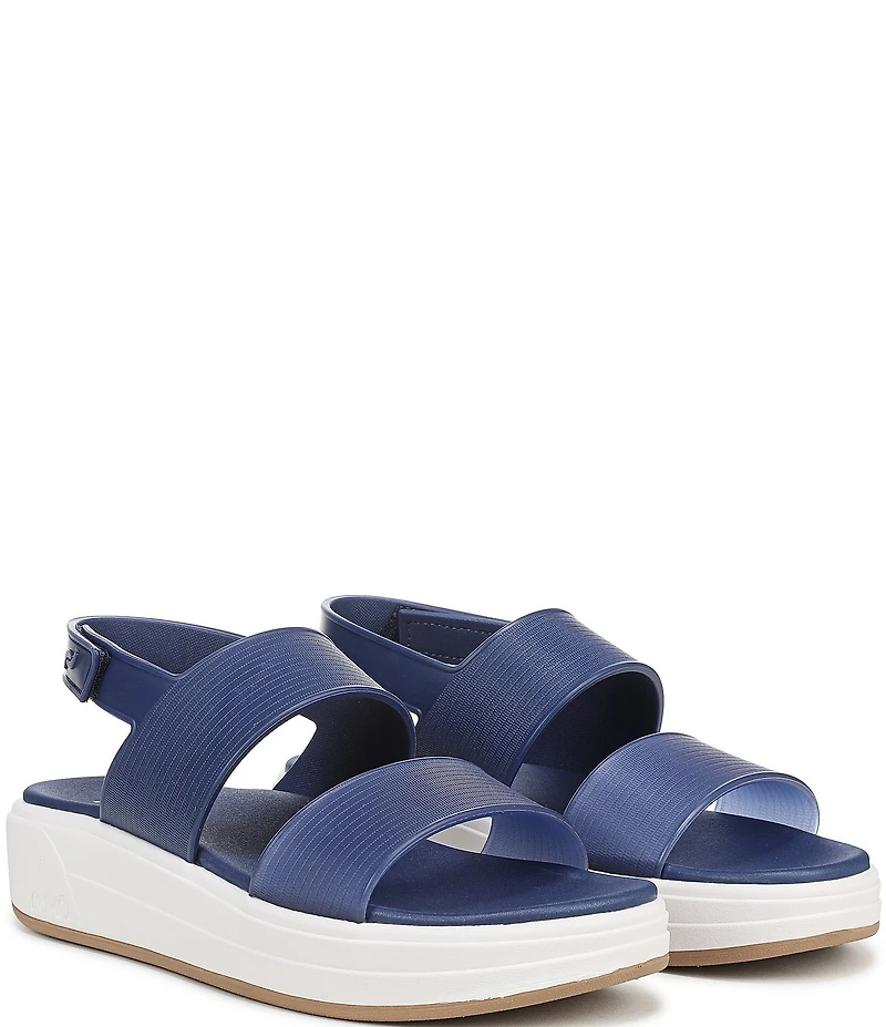 Ryka Women's Viv Vinyl EVA Slingback Sandals