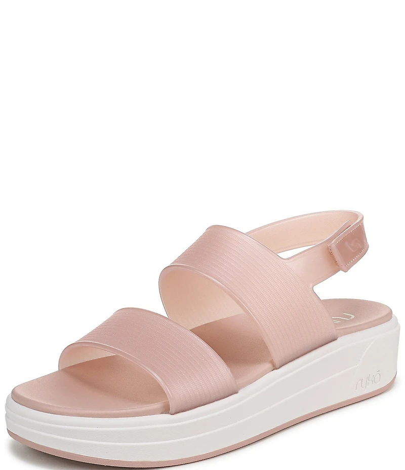 Ryka Women's Viv Vinyl EVA Slingback Sandals