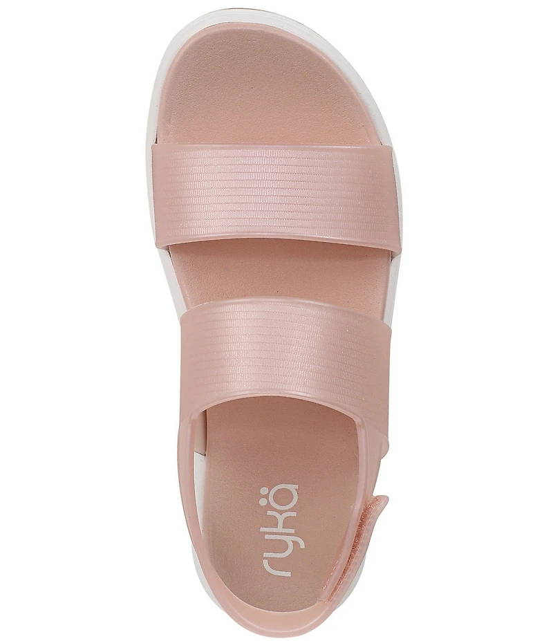 Ryka Women's Viv Vinyl EVA Slingback Sandals