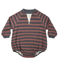 Rylee + Cru Baby Boys Mulberry Stripe Romper