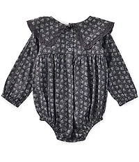 Rylee + Cru Baby Girls Fern Ditsy Heart Romper