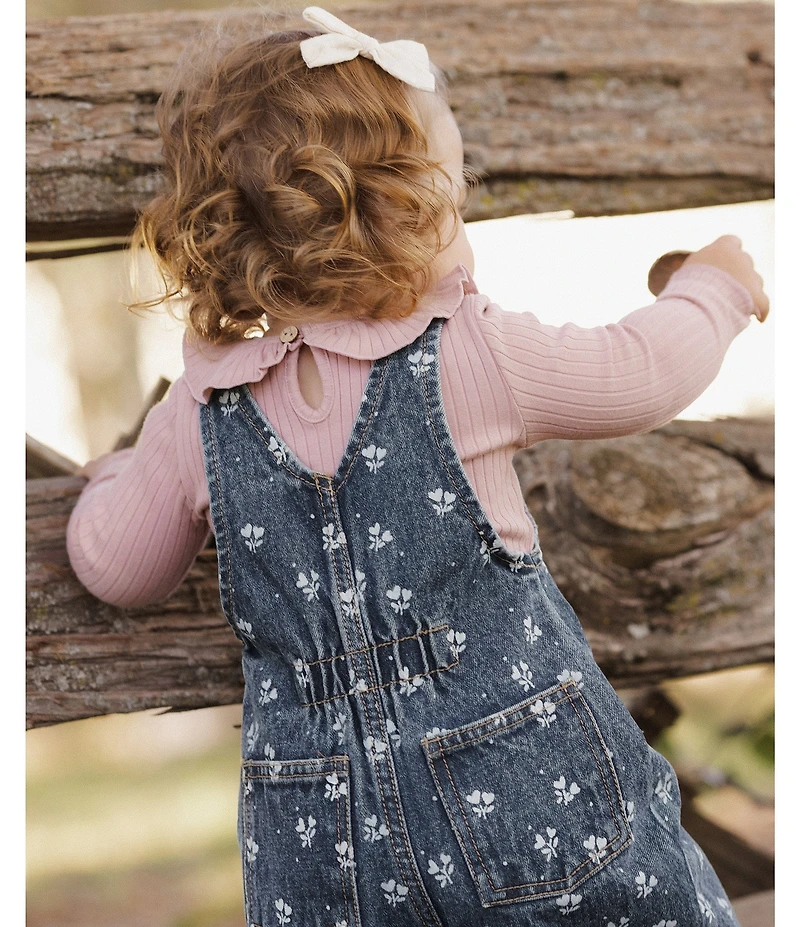 Rylee + Cru Baby Girls Ruffle Collar Bodysuit