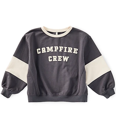 Rylee + Cru Little Boys Campfire Crew Sweatshirt