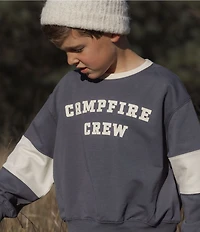 Rylee + Cru Little Boys Campfire Crew Sweatshirt