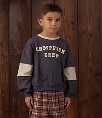 Rylee + Cru Little Boys Campfire Crew Sweatshirt