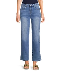 Sadie & Sage Denim 5-Pocket Straight Leg Full Length Jeans