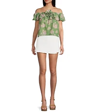 Sadie & Sage Denim Mini Skort
