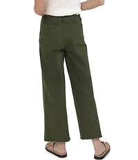 Sadie & Sage Flat Front Wide Leg Denim Pants
