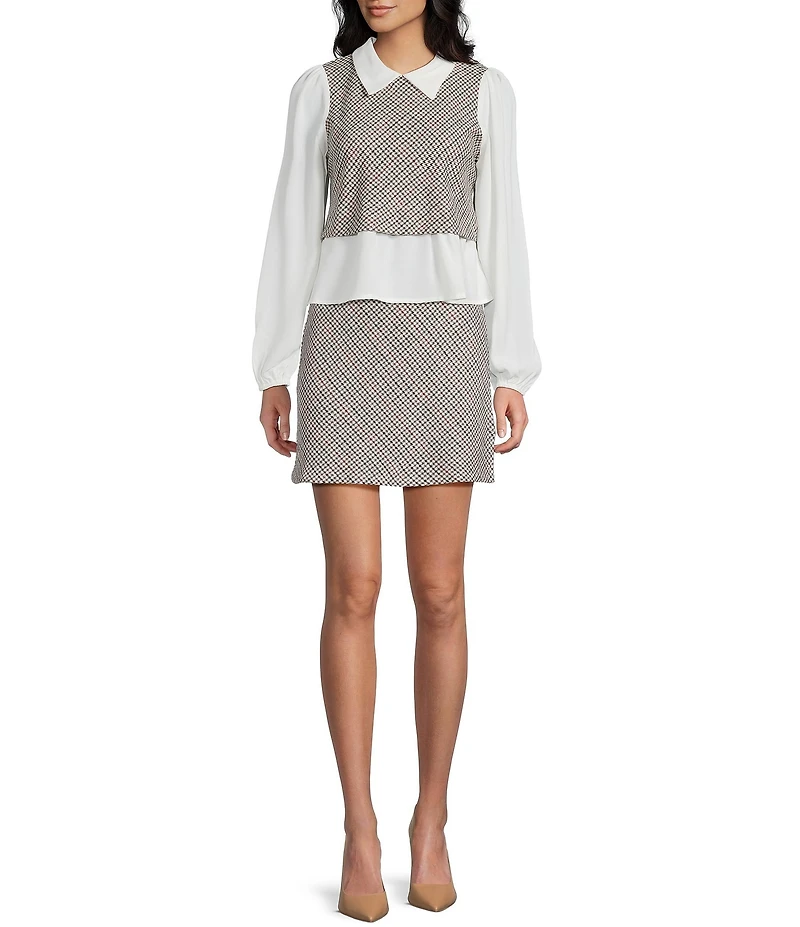 Sadie & Sage Plaid Mini Skirt