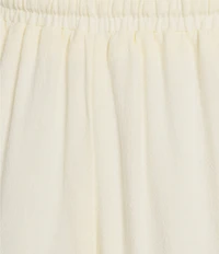 Sadie & Sage Linen Blend Elastic Waist Wide Leg Pull-On Pants