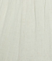 Sadie & Sage Linen Blend Ric Rac Trim Coordinating Wide Leg Pants
