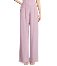 Sadie & Sage Linen Full Length Pleated Coordinating Trousers