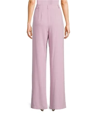 Sadie & Sage Linen Full Length Pleated Coordinating Trousers