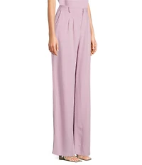 Sadie & Sage Linen Full Length Pleated Coordinating Trousers