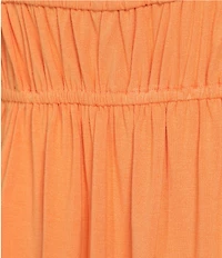 Sadie & Sage Square Neck Tie Front Mini Dress