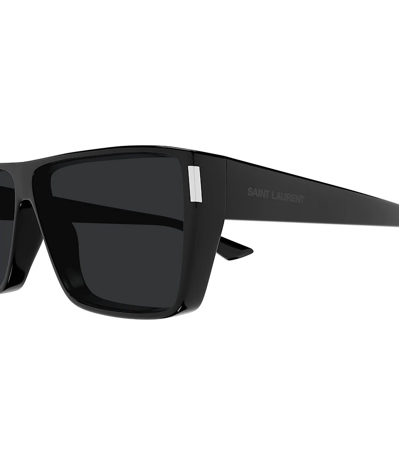 Yves Saint Laurent Men's Corner Angie 64mm Rectangle Sunglasses