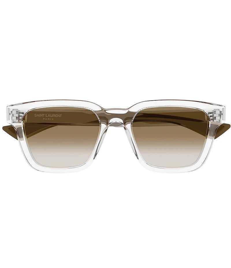 Saint Laurent Men's Corner Angle 53mm Square Sunglasses