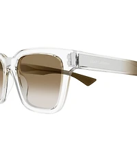 Saint Laurent Men's Corner Angle 53mm Square Sunglasses