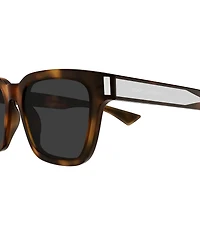 Saint Laurent Men's Corner Angle 53mm Square Sunglasses