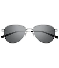 Saint Laurent Men's SL Logo 53mm Round Sunglasses