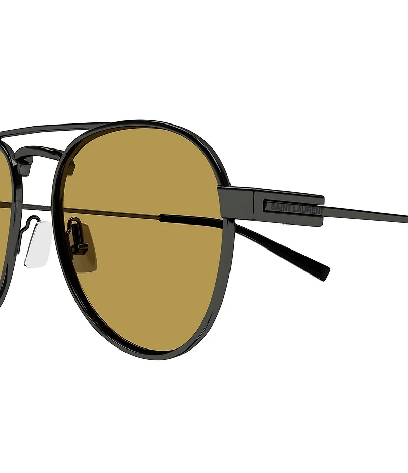 Yves Saint Laurent Men's SL Logo 54mm Aviator Sunglasses