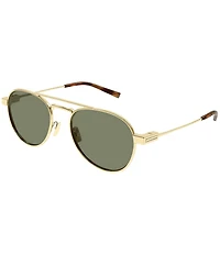 Yves Saint Laurent Men's SL Logo 54mm Aviator Sunglasses